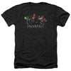 Injustice Gods Among Us - Injustice League Adult Regular Fit Heather Short Sleeve