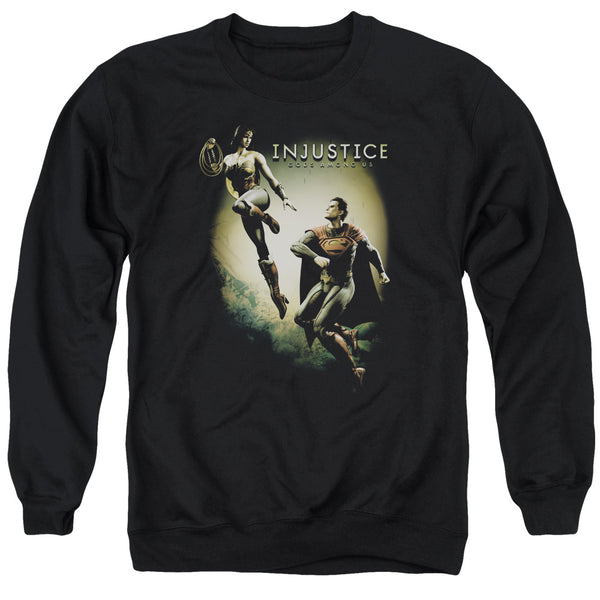Injustice Gods Among Us - Battle Of The Gods Adult Crewneck Sweatshirt
