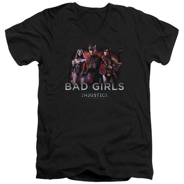 Injustice Gods Among Us - Bad Girls Adult Slim Fit V Neck Cotton