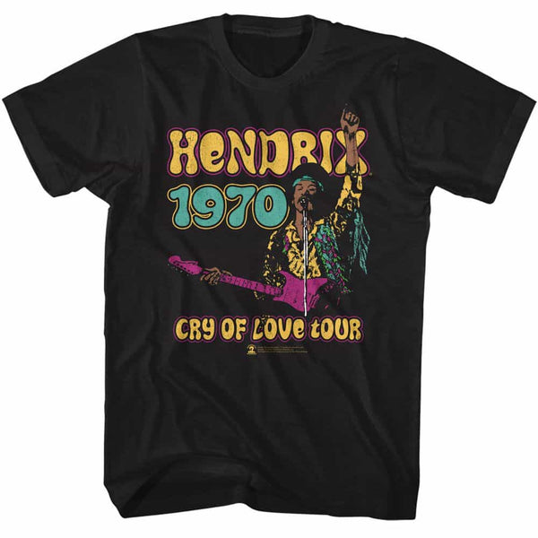 Jimi Hendrix Cry Of Love Tour- S/S Tshirt