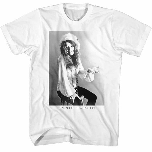 Janis Joplin Bw- S/S Tshirt