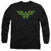 Wonder Woman - St. Patrick's Day Shamrock Logo Adult Long Sleeve