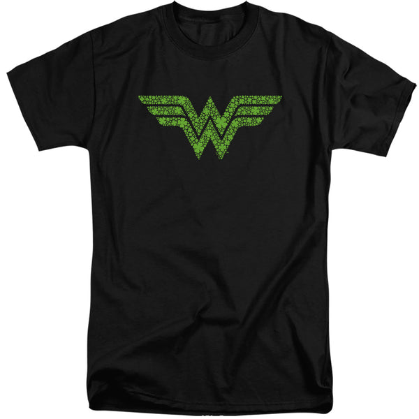 Wonder Woman - St. Patrick's Day Shamrock Logo Adult Tall Fit Short Sleeve