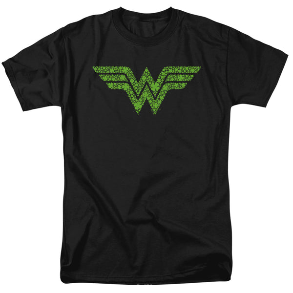 Wonder Woman - St. Patrick's Day Shamrock Logo Adult Regular Fit Short Sleeve