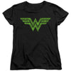 Wonder Woman - St. Patrick's Day Shamrock Logo Women's Short Sleeve