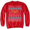 Wonder Woman - Ugly Christmas Logo Adult Crewneck Sweatshirt