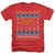 Wonder Woman - Ugly Christmas Logo Adult Regular Fit Heather Short Sleeve