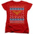 Wonder Woman - Ugly Christmas Logo Women's Short Sleeve