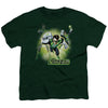JLA - Lantern Burst Youth Short Sleeve