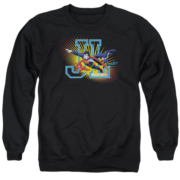 JLA - Heroes United Adult Crewneck Sweatshirt