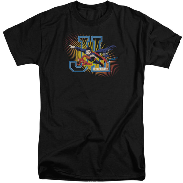 JLA - Heroes United Adult Tall Fit Short Sleeve