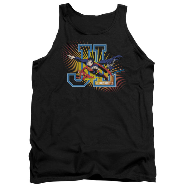 JLA - Heroes United Adult Tank Top