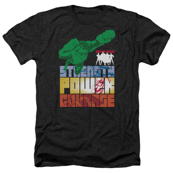 JLA - Heroic Qualities Adult Regular Fit Heather Short Sleeve