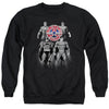 JLA - Shades Of Gray Adult Crewneck Sweatshirt