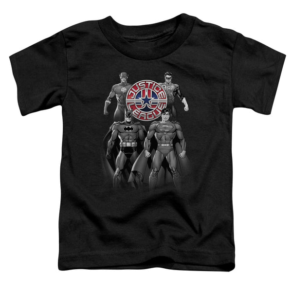 JLA - Shades Of Gray Toddler Short Sleeve