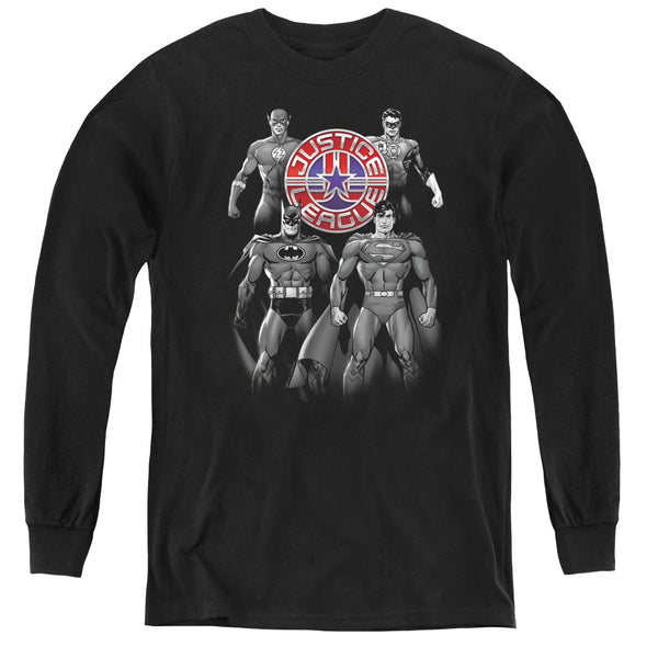 JLA - Shades Of Gray L - S Youth