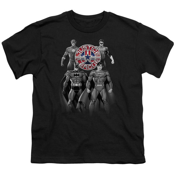 JLA - Shades Of Gray Youth Short Sleeve