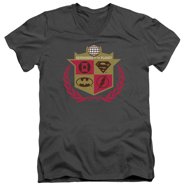 JLA - Defenders Adult Slim Fit V Neck Cotton