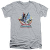 JLA - Team Power Adult Slim Fit V Neck Cotton