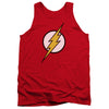 JLA - Flash Logo Adult Tank Top