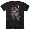 JLA - JLA Explosion Adult Regular Fit Heather Short Sleeve
