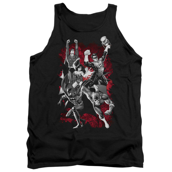 JLA - JLA Explosion Adult Tank Top