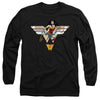 Wonder Woman - Ww 80Th Collage Logo Adult Long Sleeve