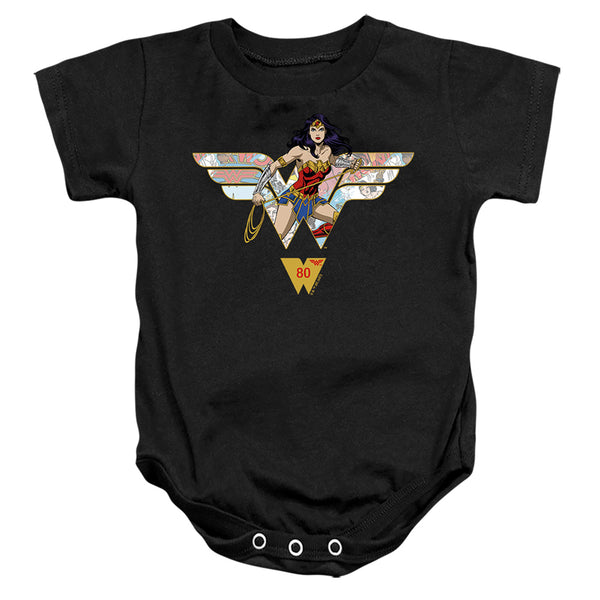 Wonder Woman - Ww 80Th Collage Logo Infant Snapsuit