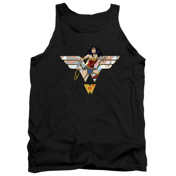 Wonder Woman - Ww 80Th Collage Logo Adult Tank Top