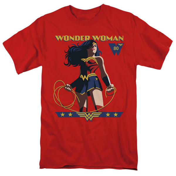 Wonder Woman - Ww 80Th Stance Adult Regular Fit Short Sleeve