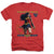 Wonder Woman - Ww 80Th Stance Adult Regular Fit Heather Short Sleeve