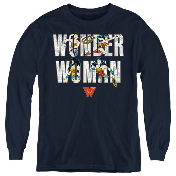 Wonder Woman - Ww 80Th Illustrated Type L - S Youth