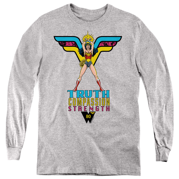 Wonder Woman - Truth, Compassion, Strength L - S Youth