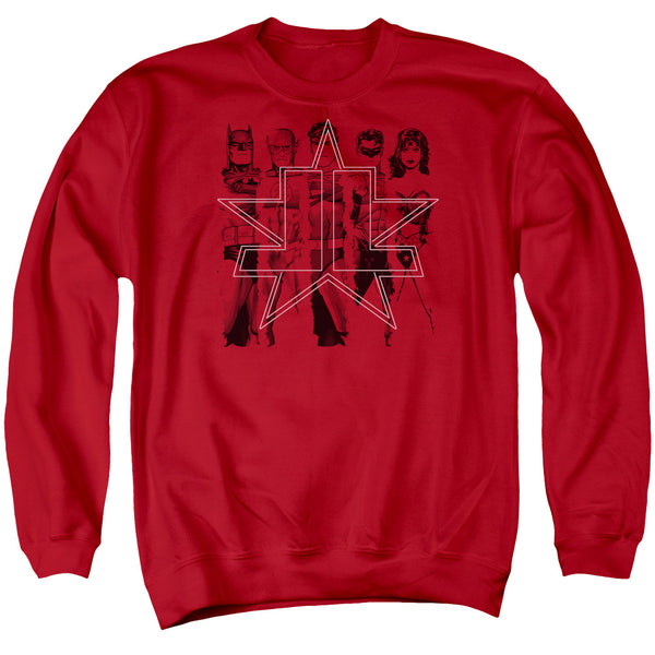JLA - Five Stars Adult Crewneck Sweatshirt