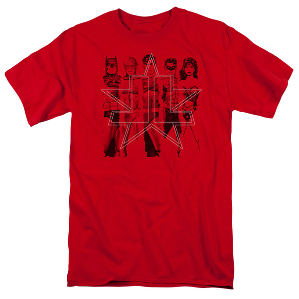 JLA - Five Stars Adult Regular Fit Short Sleeve