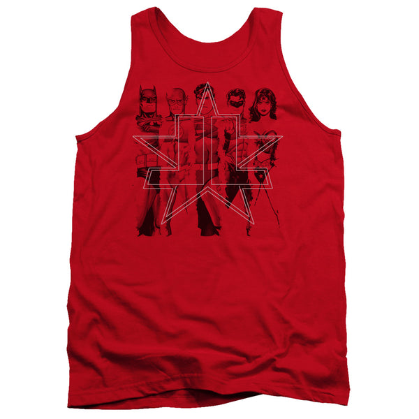 JLA - Five Stars Adult Tank Top