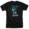 JLA - Batman Blue & Gray Adult Regular Fit Short Sleeve