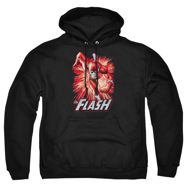 JLA - Flash Red & Gray Adult Pullover Hoodie