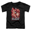 JLA - Flash Red & Gray Toddler Short Sleeve