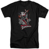 JLA - Superman Red & Gray Adult Tall Fit Short Sleeve
