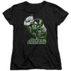 JLA - Green Lantern Green & Gray Women's Short Sleeve