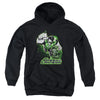 JLA - Green Lantern Green & Gray Youth Hooded Sweatshirt