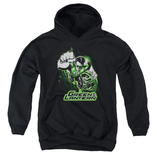 JLA - Green Lantern Green & Gray Youth Hooded Sweatshirt