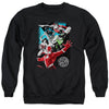 JLA - Galactic Attack Adult Crewneck Sweatshirt