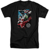 JLA - Galactic Attack Adult Tall Fit Short Sleeve