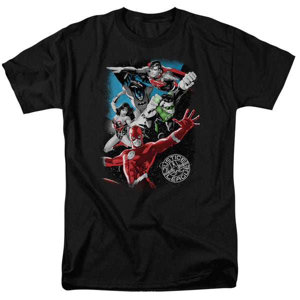 JLA - Galactic Attack Adult Regular Fit Short Sleeve