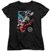 JLA - Galactic Attack Women's Short Sleeve