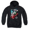 JLA - Galactic Attack Youth Hooded Sweatshirt