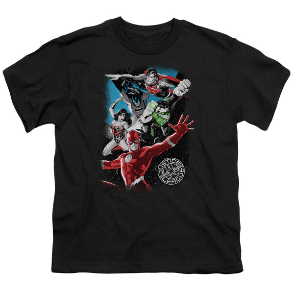 JLA - Galactic Attack Youth Short Sleeve