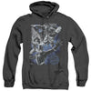 JLA - Galactic Attack Nebula Adult Heather Hoodie